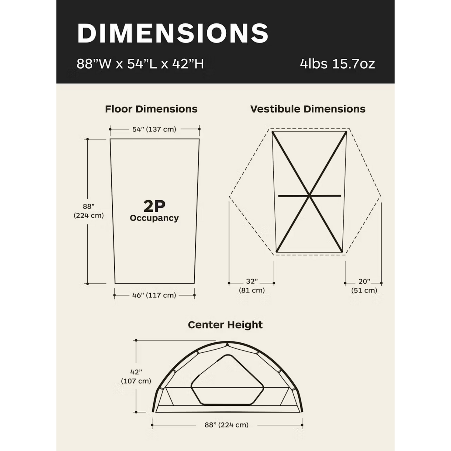 2-Person Backpacking Tent