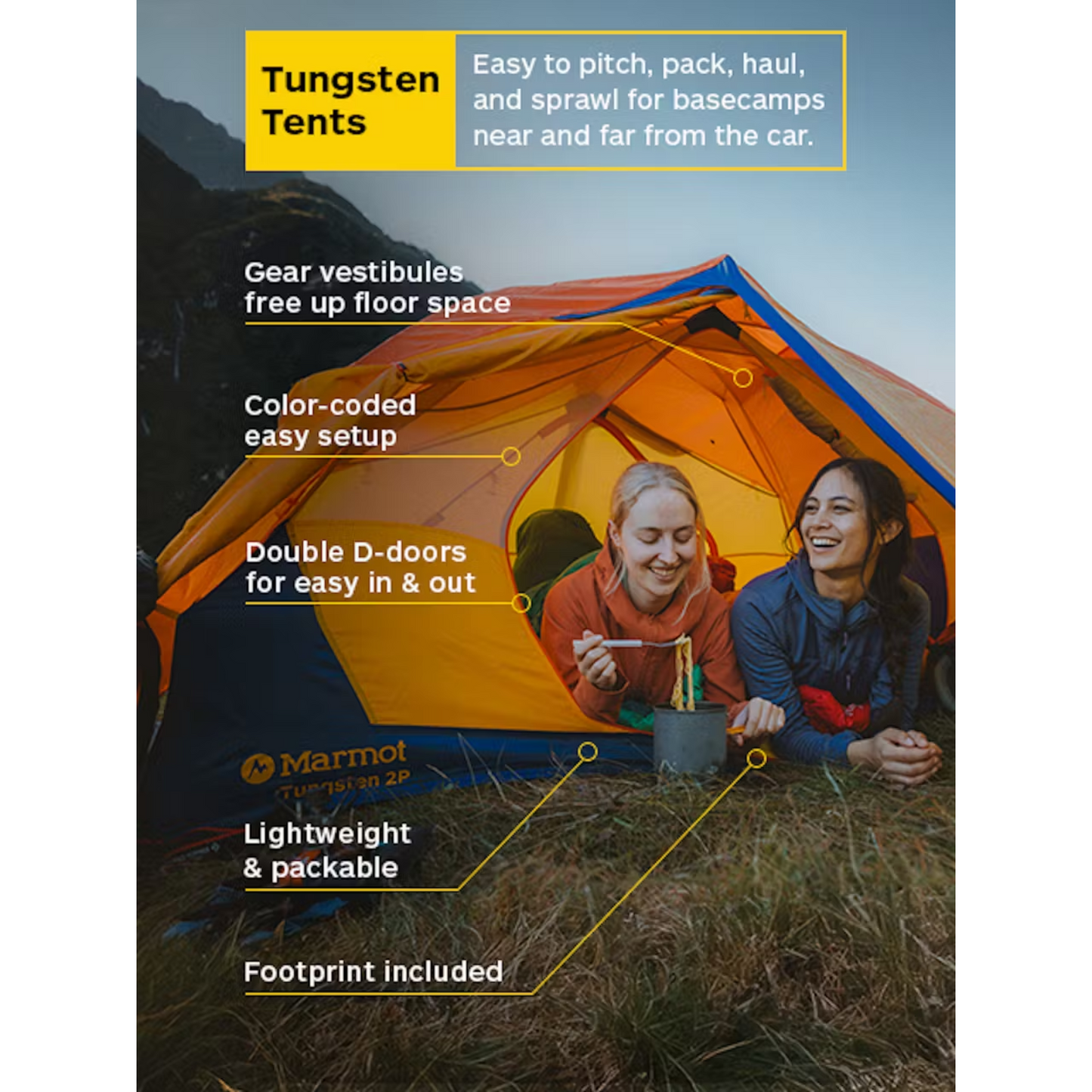 3-Person Backpacking Tent
