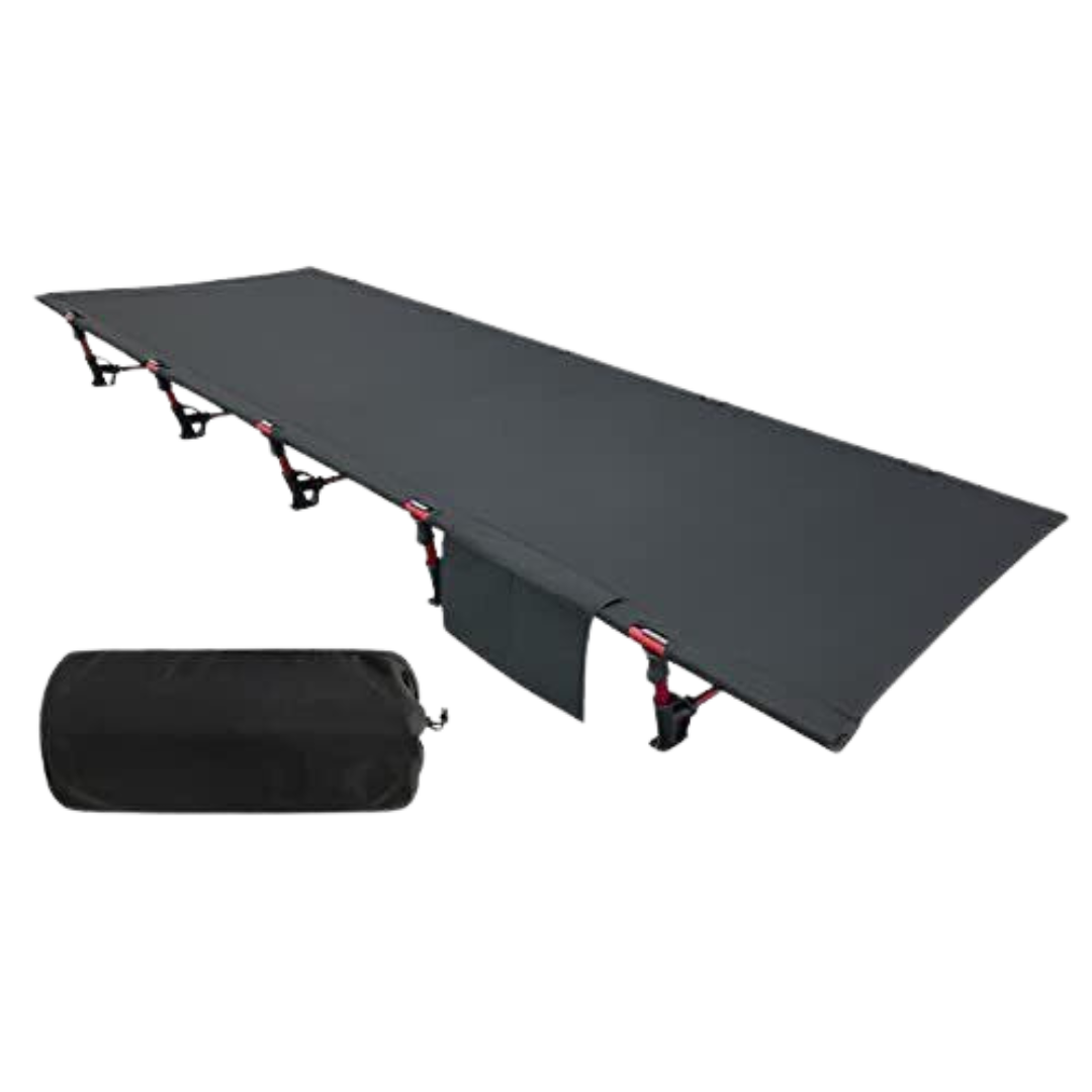 Covered camping cot hot sale