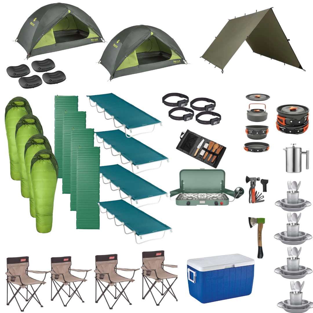 Package for Four with Two Tents (Fall Edition)