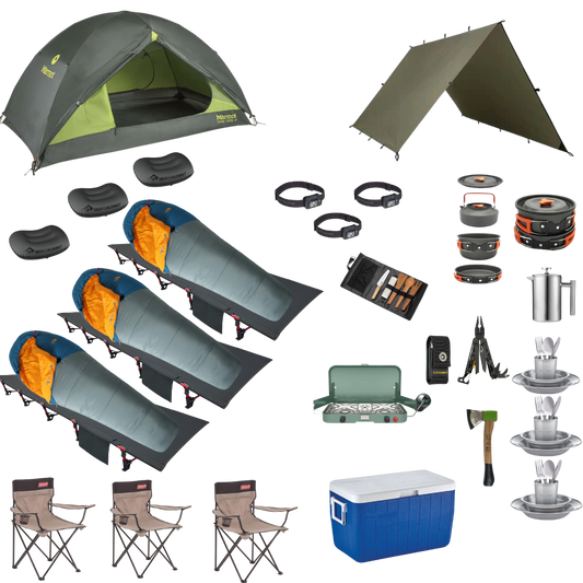 Camping Package for Three (Spring/Fall Edition)