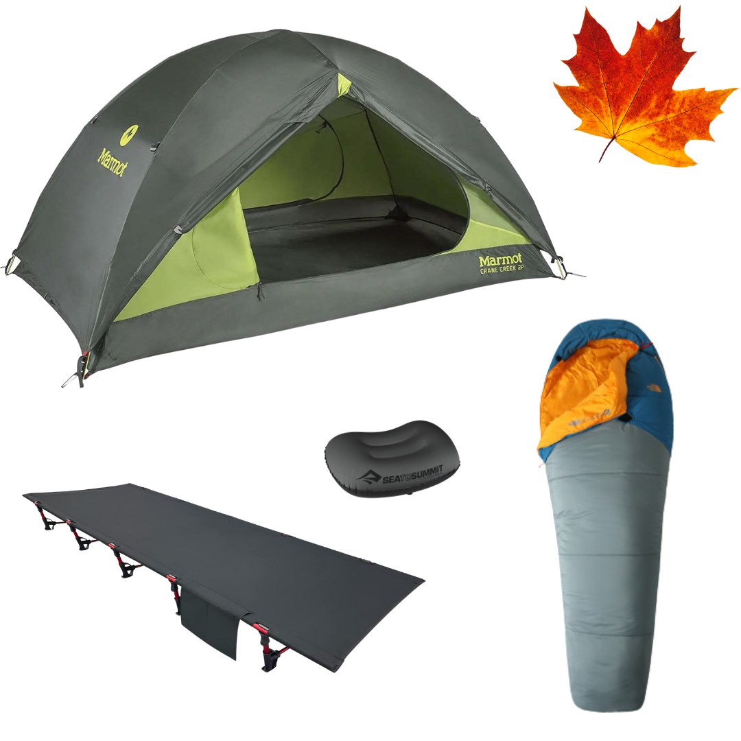 Minimalist Fall Camping Package