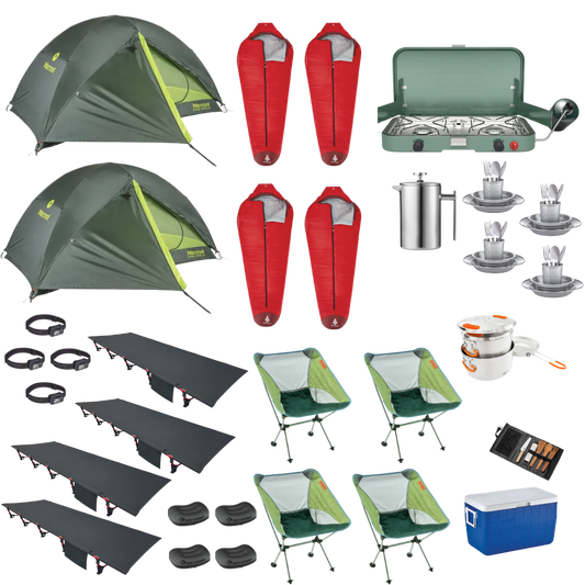 Camping Package for Four with Two Tents (All Your Friends Edition)