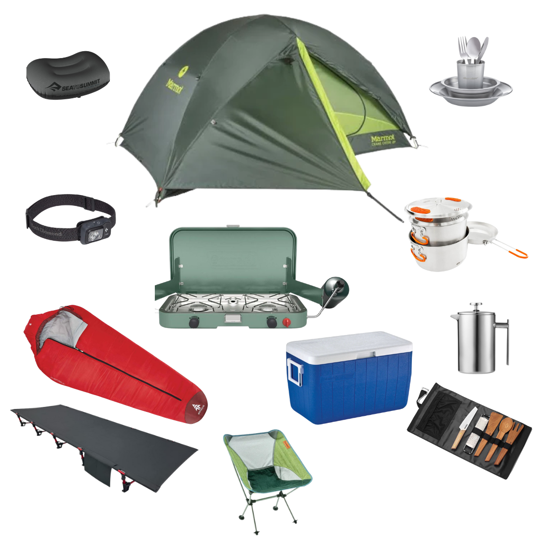 Camping Package for One (Boots and Hearts Edition)