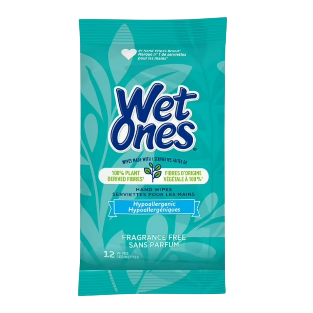 Plant-Based Hand Wipes (12 Wipes)