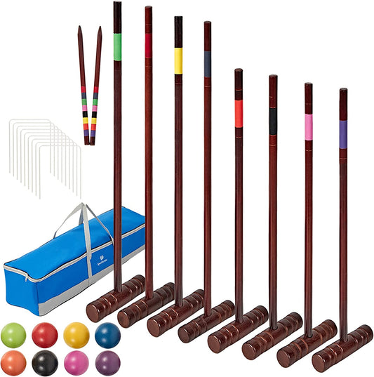 Croquet lawn game