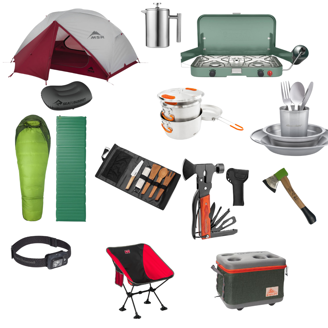 Camping best sale gear package