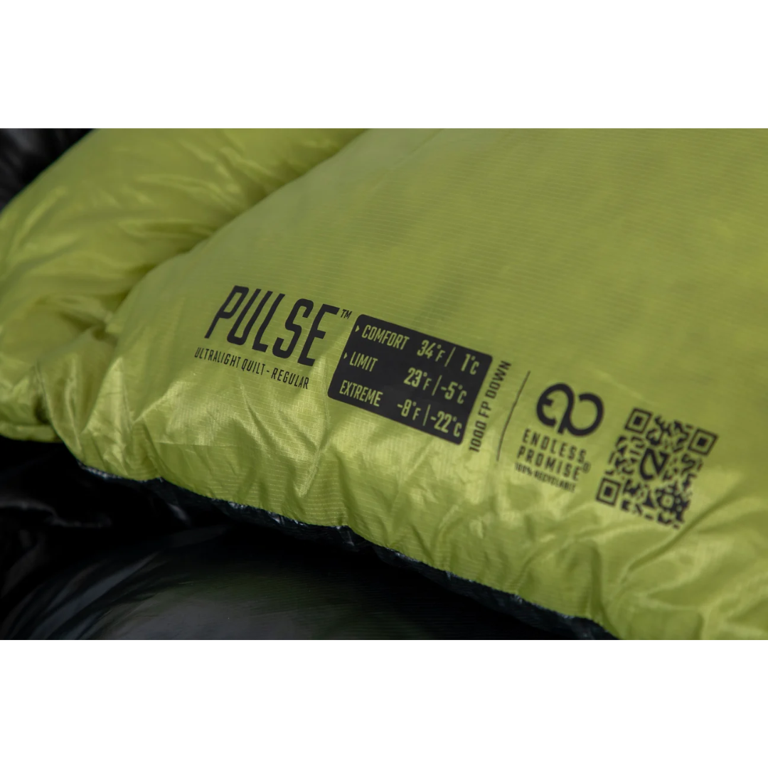 Nemo Pulse Endless Promise Ultralight Backpacking Sleeping Bag & Pad