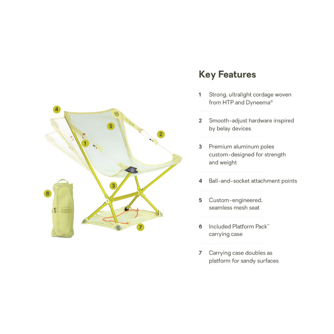 Nemo Moonlite Elite Reclining Backpacking Chair