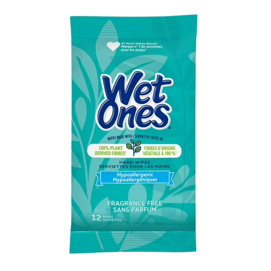 Plant-Based Hand Wipes (12 Wipes)