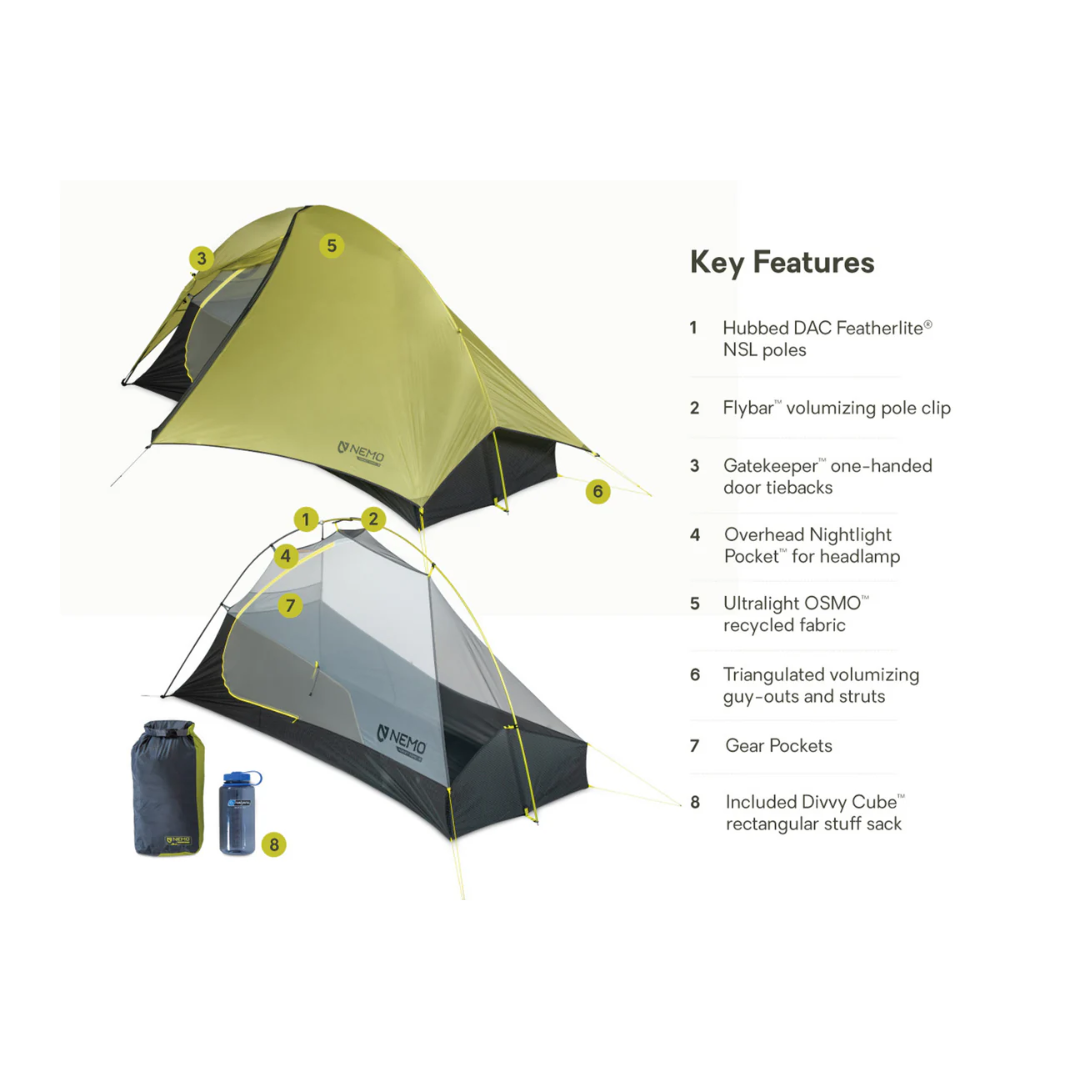 Hornet OSMO Ultralight Backpacking Tent (1p)