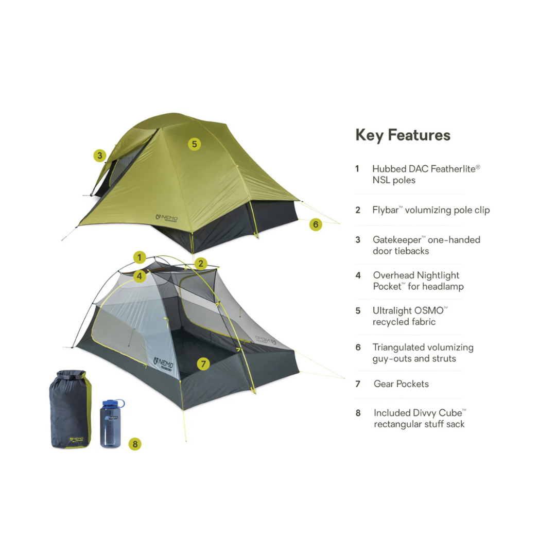 Nemo Hornet OSMO Ultralight Backpacking Tent (3p)