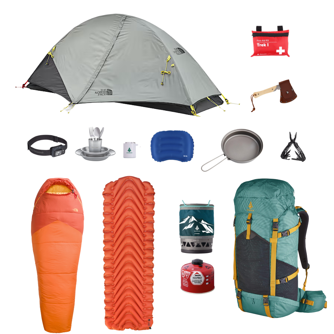 Backpacking Complete Package for 1