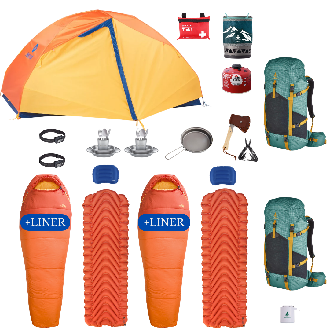 Backpacking Complete Package for 2 - Three-Season