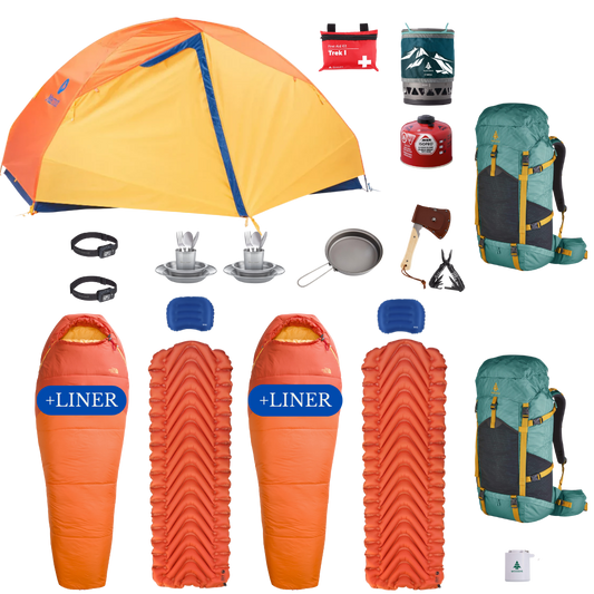 Backpacking Complete Package for 2 - Three-Season