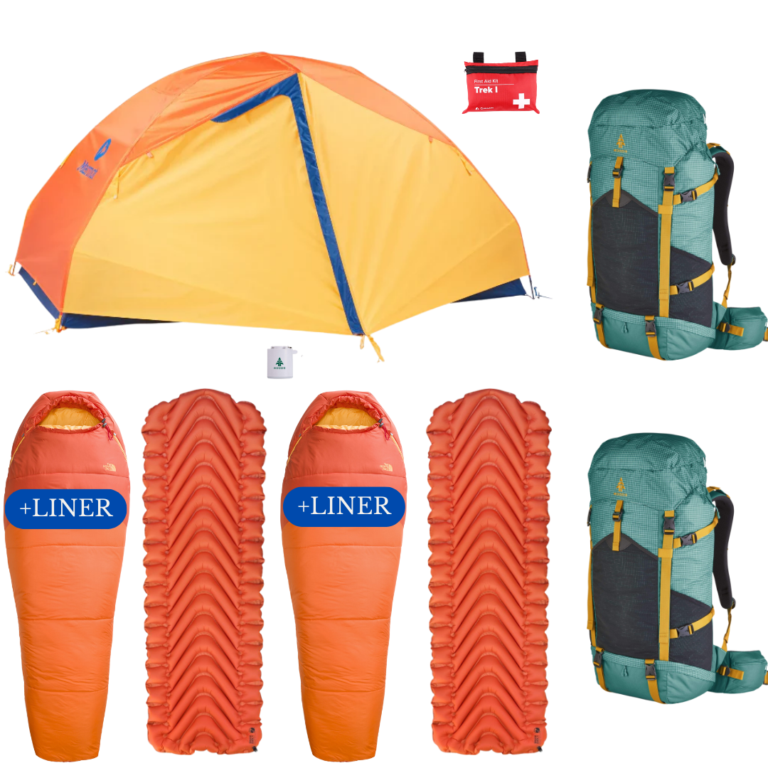 Backpacking Essential Package for 2 - Three-Season
