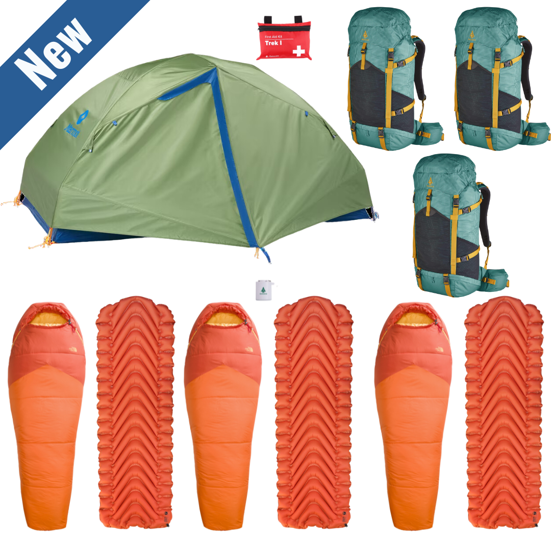 Backpacking Essential Package for 3