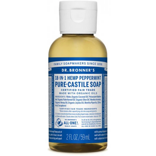 Dr. Bronner's 18-in-1 Soap: Your All-in-One Soap, Shampoo, Body Wash, Dish Cleaner, Toothpaste and more