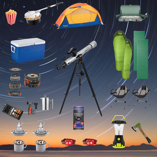 Night Sky Voyager: Stargazing Camping Package for Two