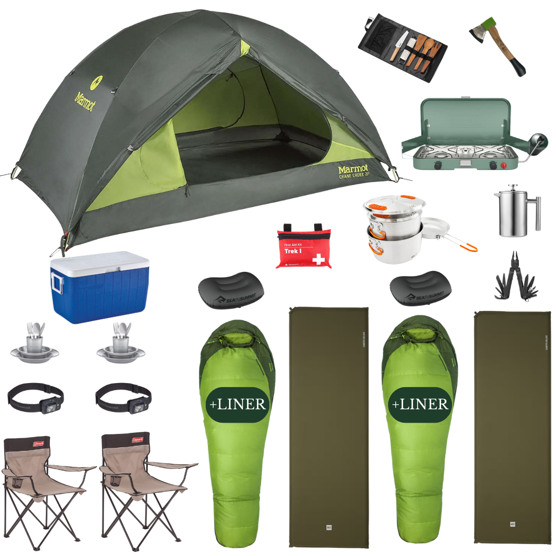Camping Complete Package for 2 - Summer Edition