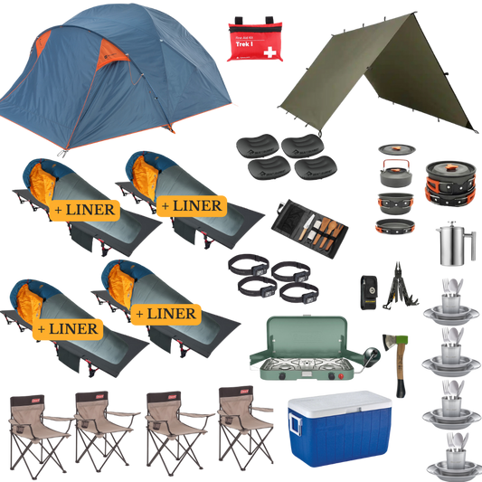 Camping Complete Package for 4 - Spring Edition