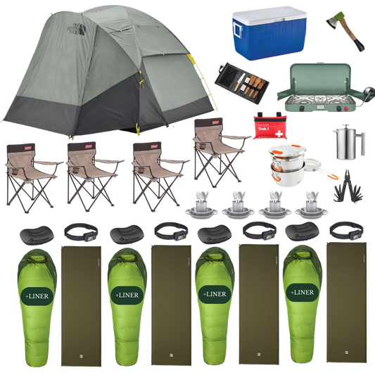 Camping Complete Package for 4 - Summer Edition