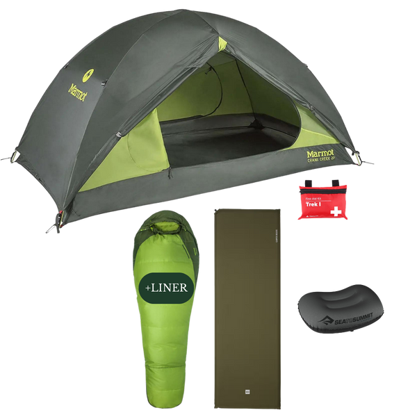 Camping Essential Package for 1, summer edition