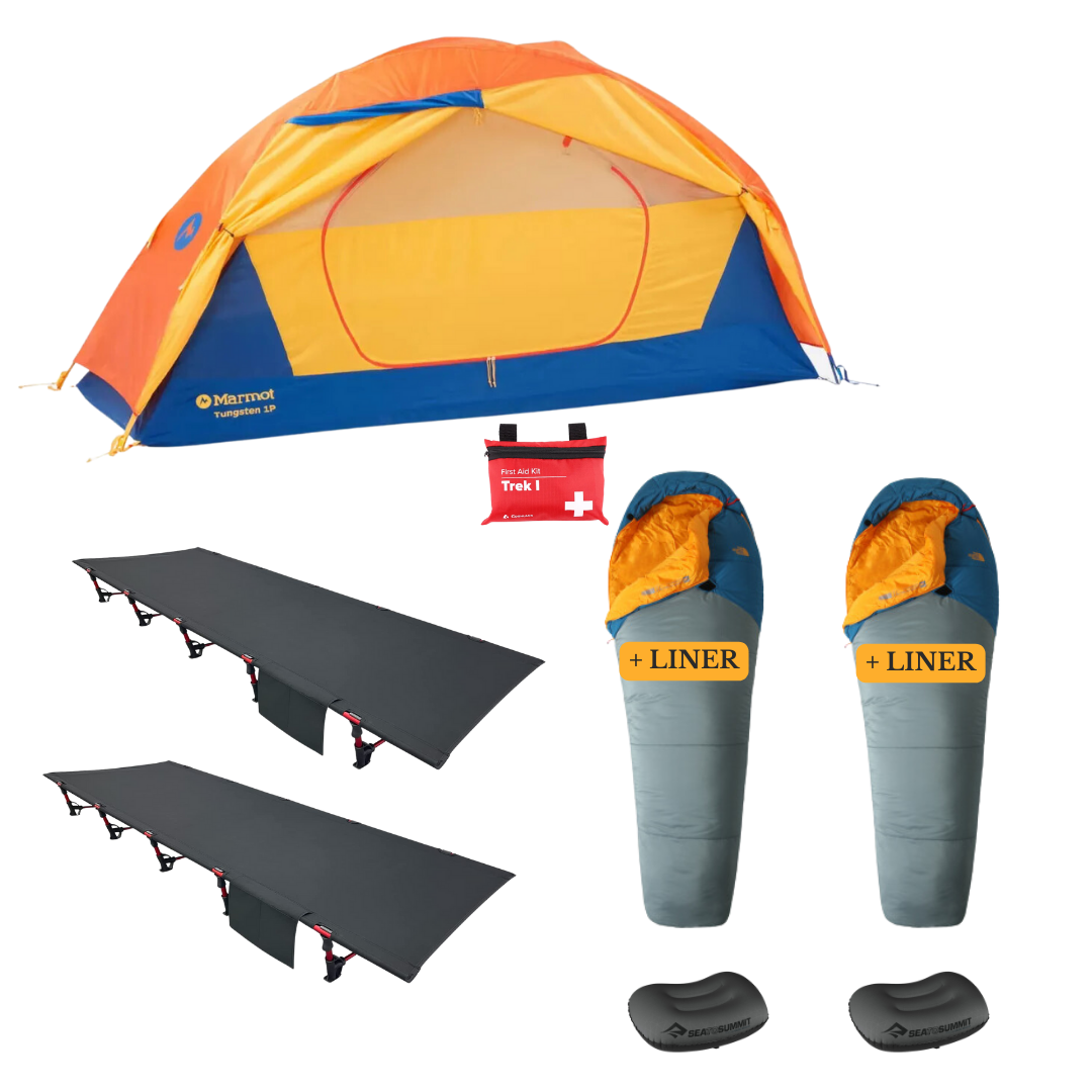 Camping Essential Package for 2 - Spring Edition