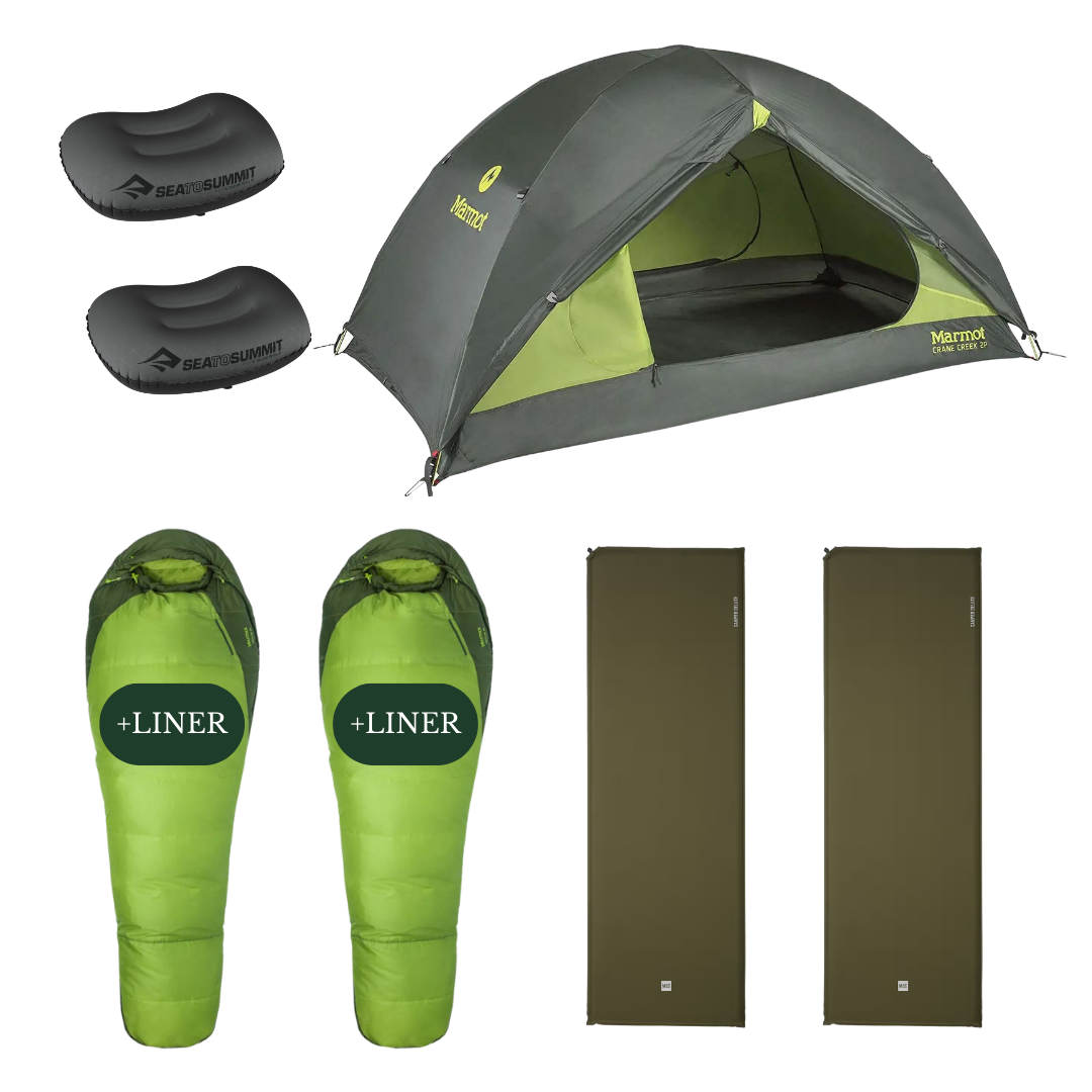 Camping Essential Package for 2 - Summer Edition