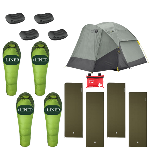 Camping Essential Package for 4 - Summer Edition