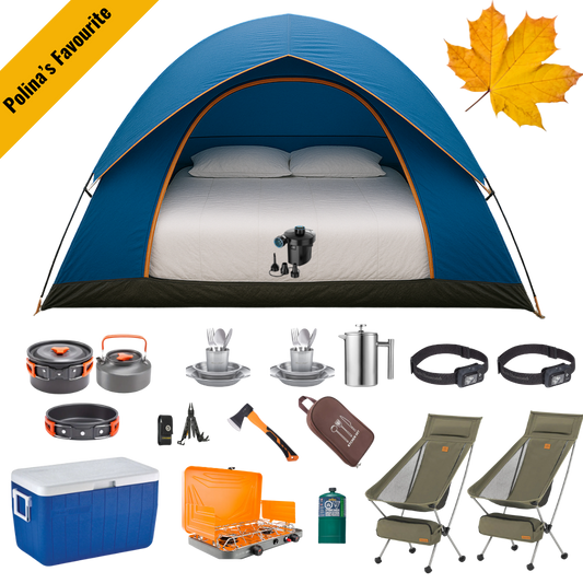 Complete Deluxe Camping Package For 2
