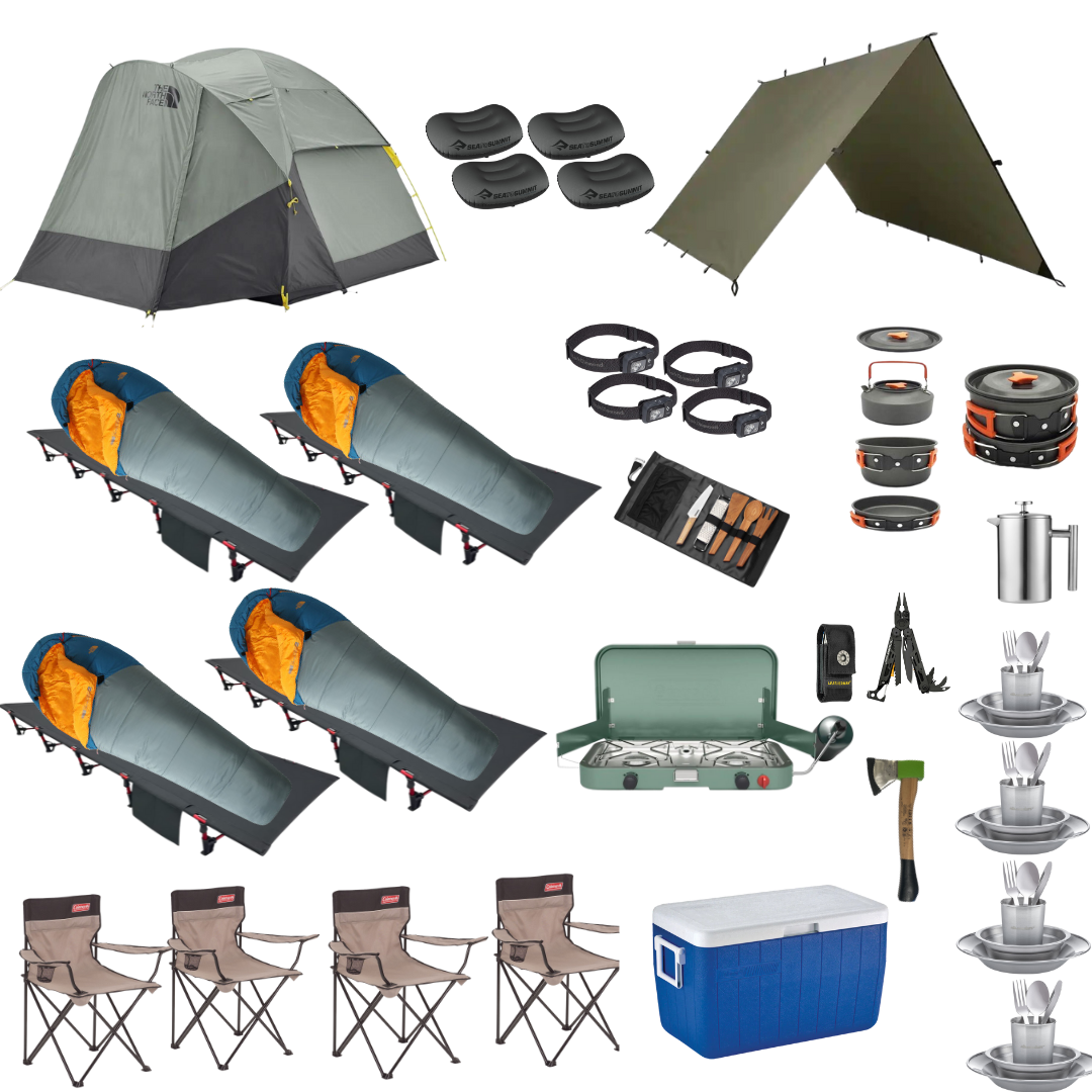 Camping Package for Four (Spring Edition)