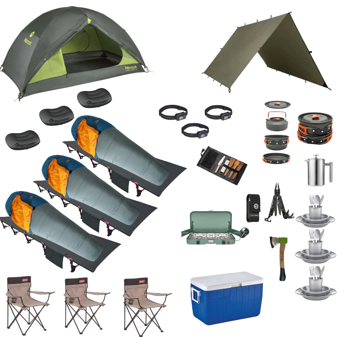 Camping Package for Three (Spring Edition)