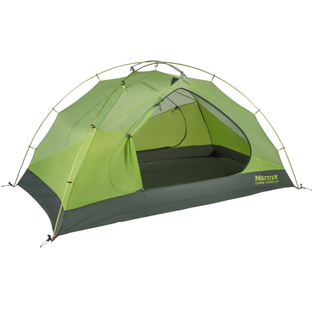 Green camping tent Marmot Crane 2