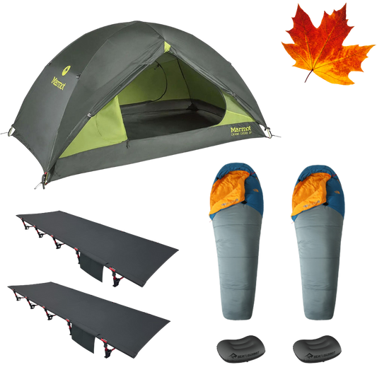 Minimalist Duo Fall Camping Package