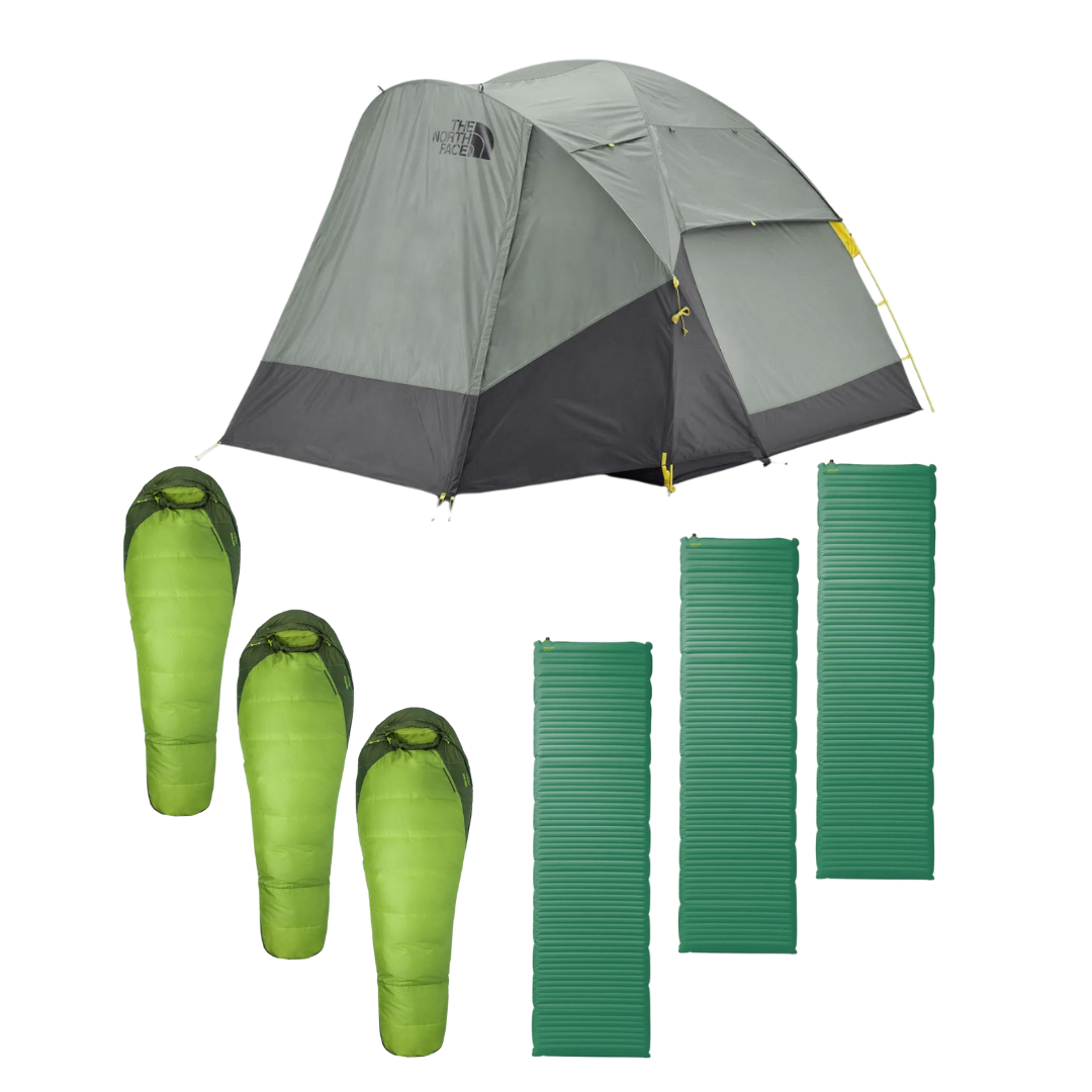 minimalist trio camping package