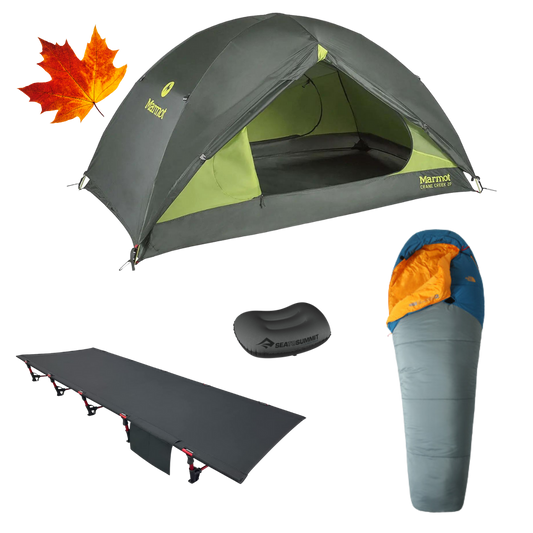Minimalist Fall Camping Package