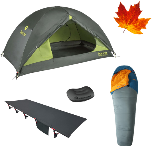 Minimalist Fall Camping Package