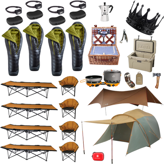 Royal Camping Package for 4 - Three-Season