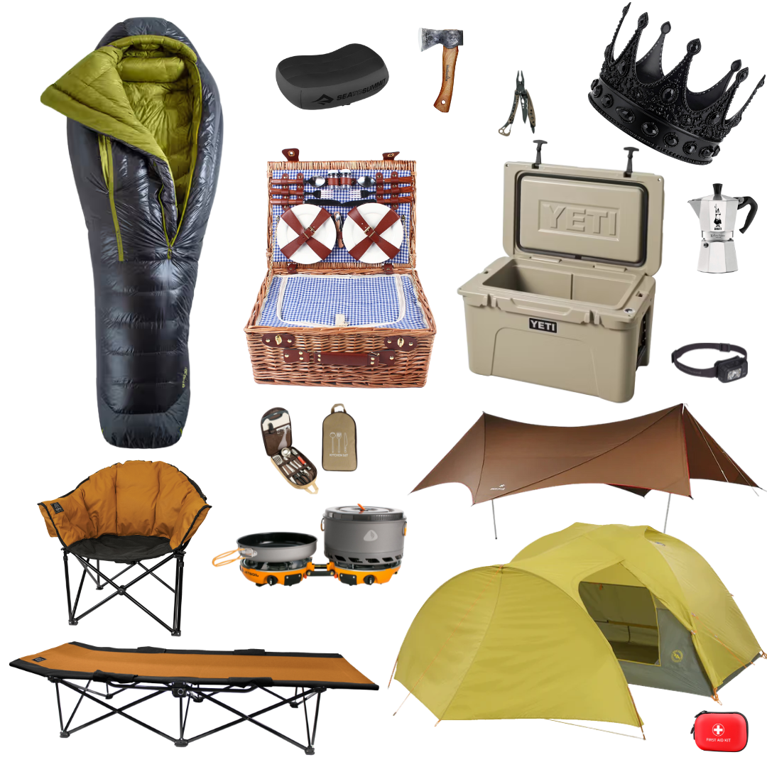 Royal Camping Package for 1 - Three-Season