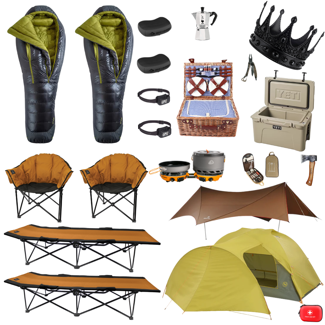 Royal Camping Package for 2 - Three-Season