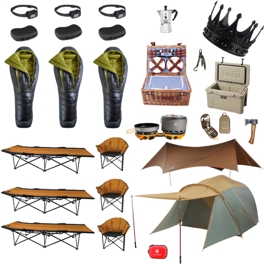 Royal Camping Package for 3 - Three-Season