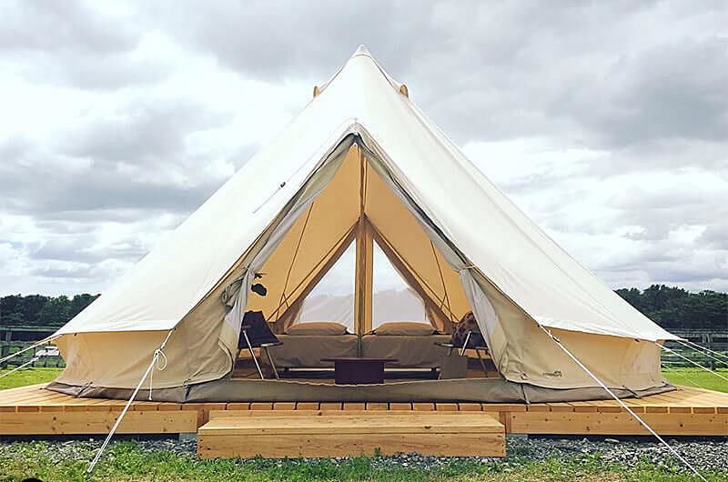 Glamping tent rental best sale